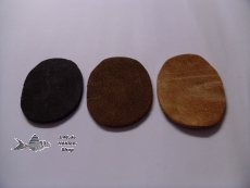 Platte klein oval schwarzbraun-schwarz